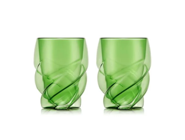 PAVINA PARIS dubbelwandige glazen - 270 ml, transparant groen, verpakking van 2 by Bodum – product photo