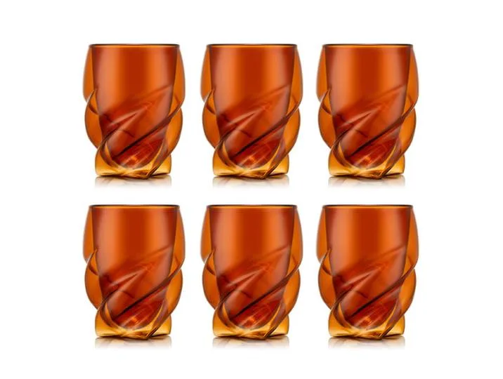 PAVINA PARIS dubbelwandige glazen - 270 ml, transparant rood, verpakking van 6 by Bodum – product photo