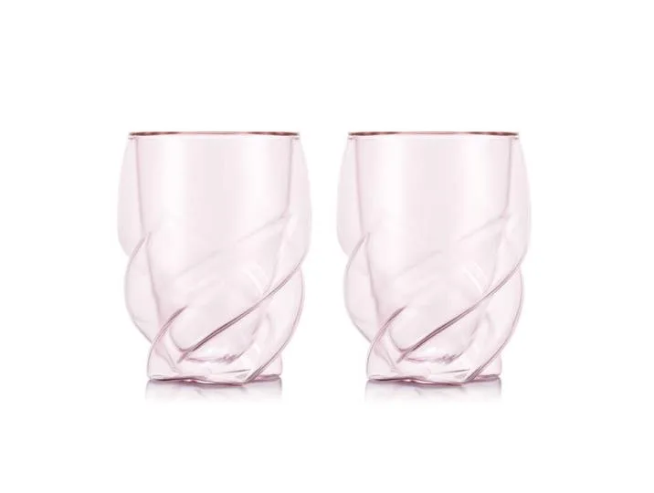 PAVINA PARIS dubbelwandige glazen - 270 ml, transparant roze, verpakking van 2 by Bodum – product photo