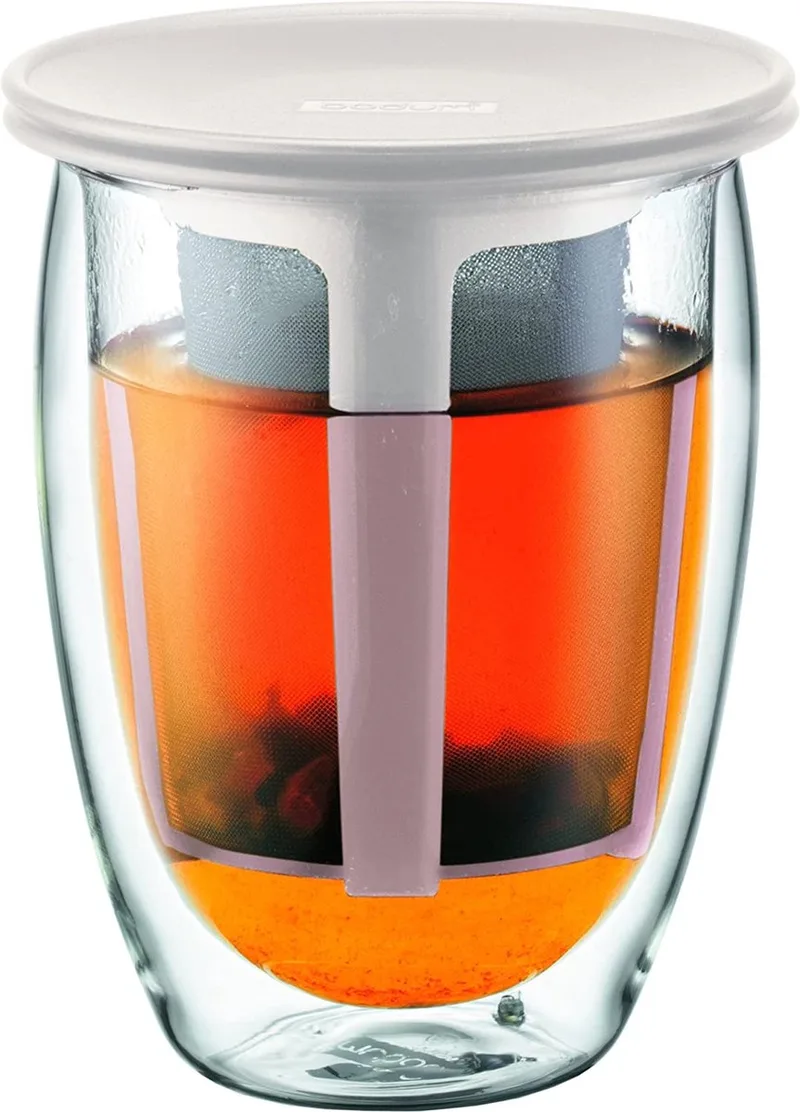Theeglazen – thee glazen – set van theeglazen – premium kwaliteit – luxe glazen koffie thee by Bodum in Cream – product photo