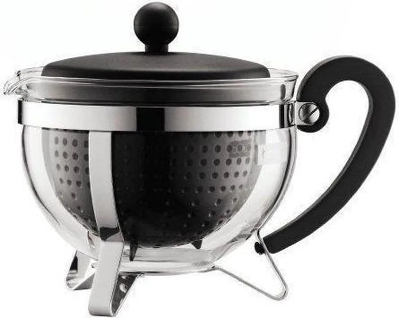 Theepot Met Filter Chambord 1 Liter by Bodum in Zwart – product photo