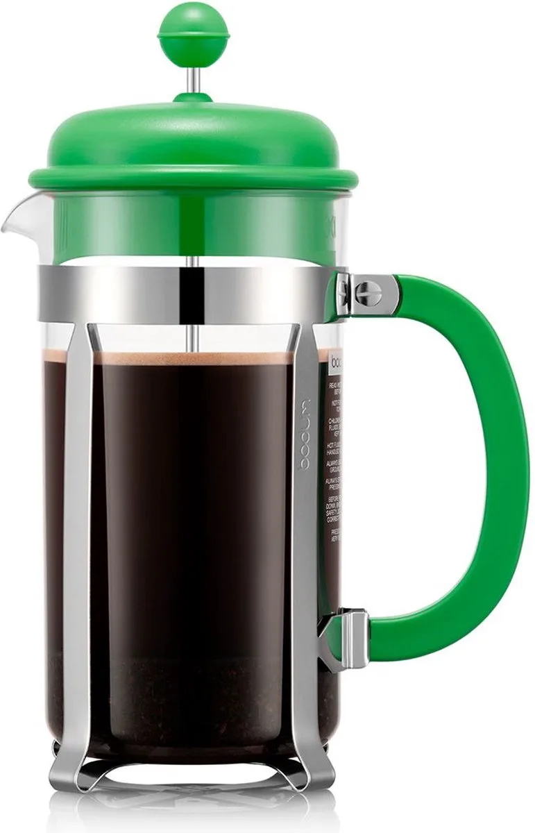 Tritan French Press Cafetière | Kunststof | 8 kops | 1L by Bodum in Appelgroen – product photo