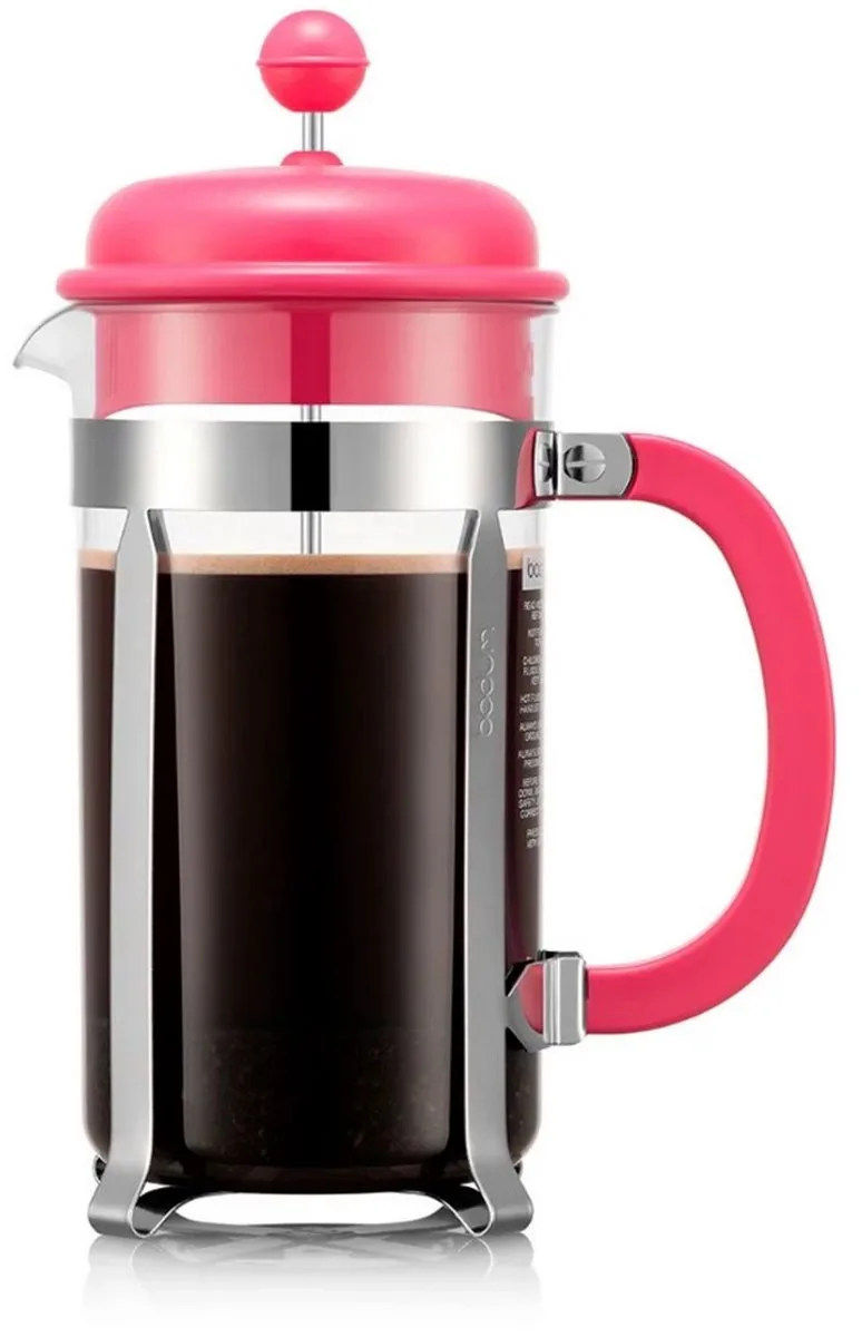 Tritan French Press Cafetière | Kunststof | 8 kops | 1L by Bodum in Bubblegum – product photo