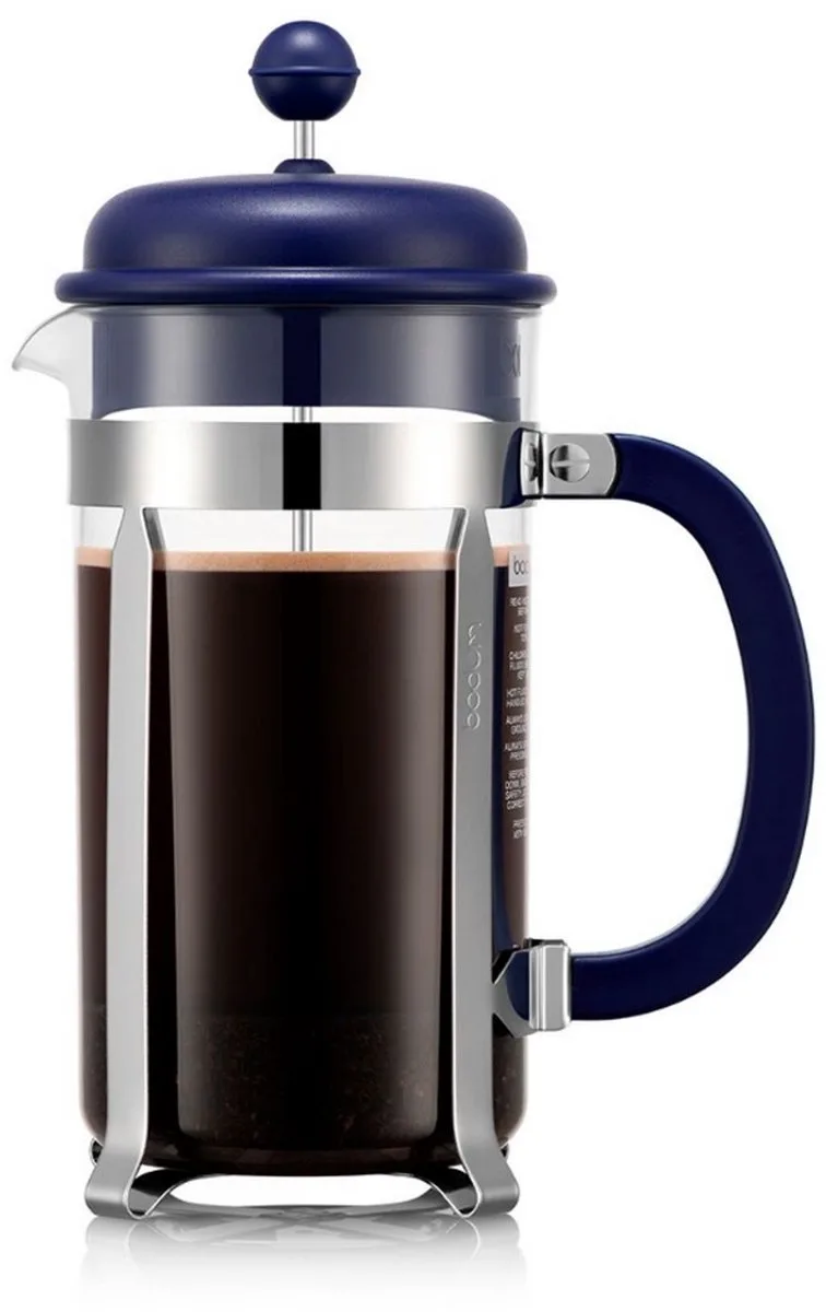 Tritan French Press Cafetière | Kunststof | 8 kops | 1L by Bodum in Midnight blauw – product photo