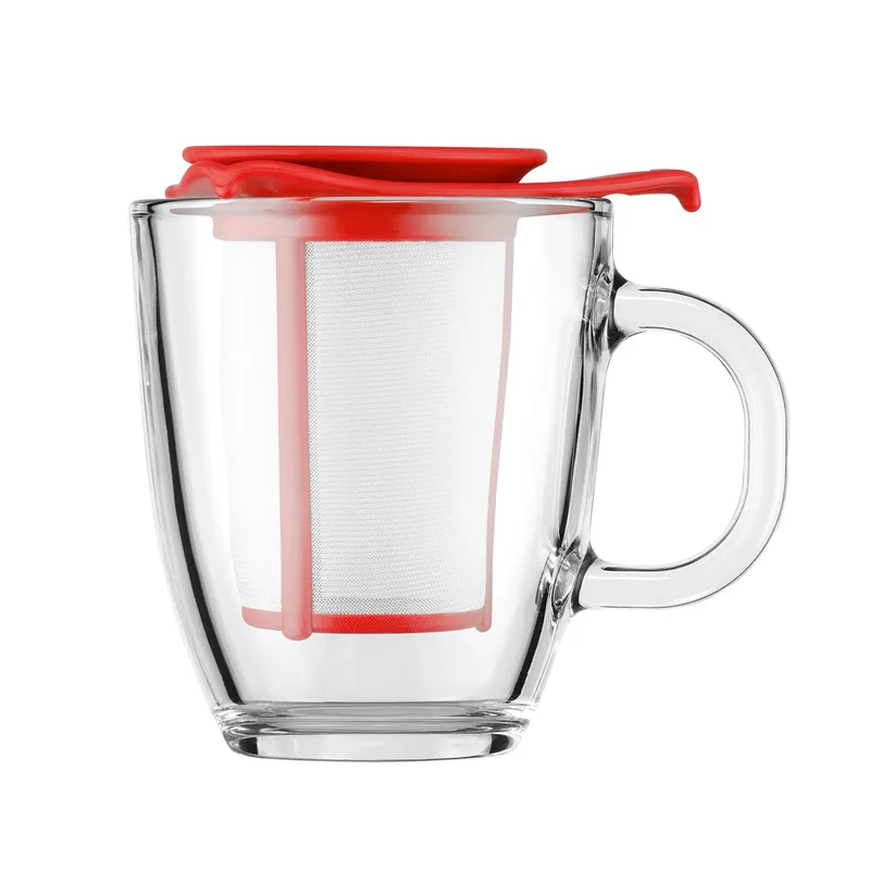 Yo-Yo Tasse mit Teesieb Rot by Bodum – product photo