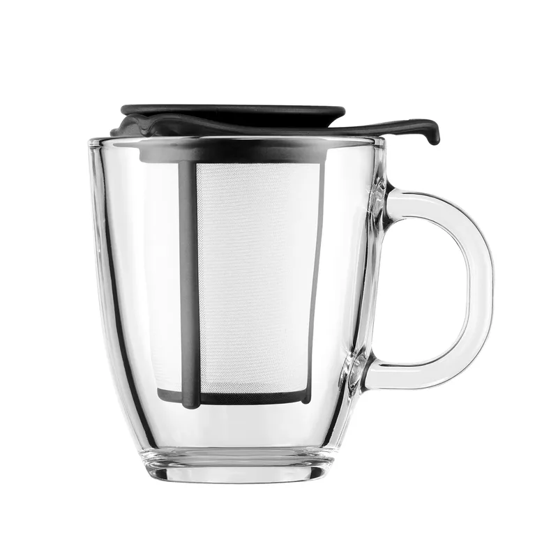 Yo-Yo Tasse mit Teesieb Schwarz by Bodum – product photo
