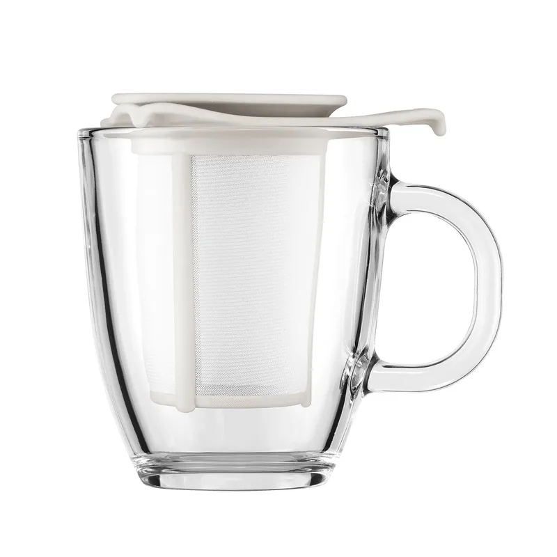 Yo-Yo Tasse mit Teesieb Weiß by Bodum – product photo