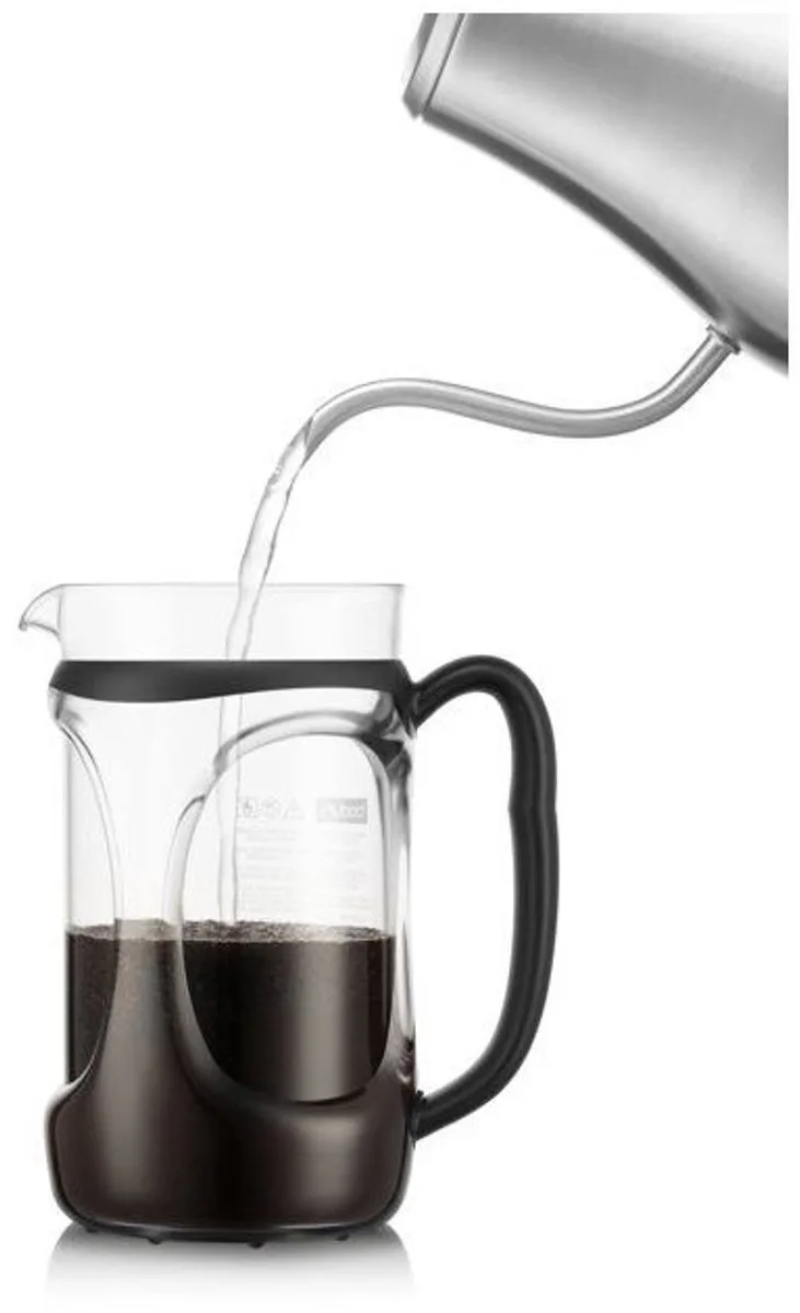 Young Press – Pistonkoffiemaker – 1 L – 8 kopjes de Bodum en Zwart – photo du produit