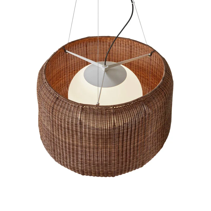 buiten hanglamp Fora 90, grafietbruin/bruin, E27 van Bover in Grafietbruin, Bruin – productfoto 4 van 4