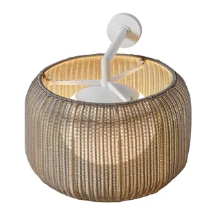buitenwandlamp Fora A, natuurlijk wit/beige, Ø 50 cm, E27 de Bover en Natuurlijk wit, Beige – photo du produit 3 sur 3
