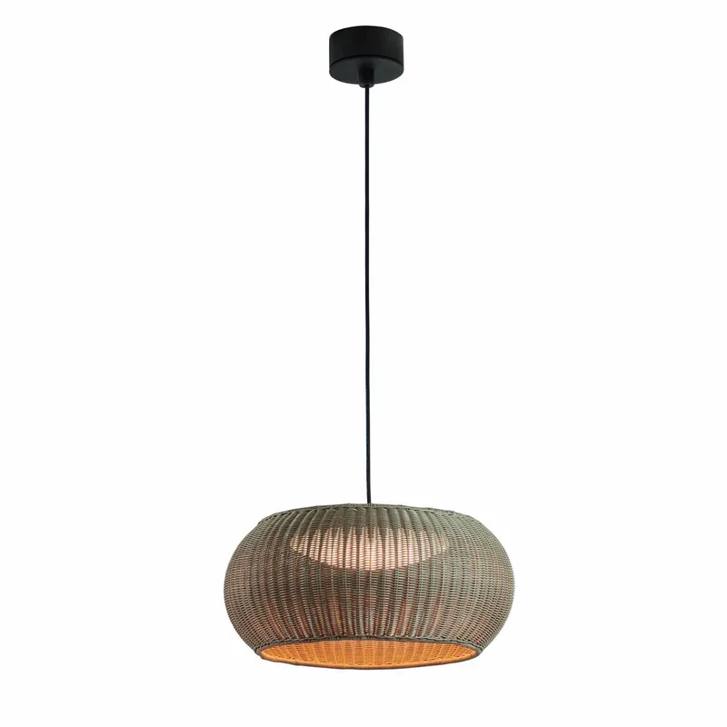 LED buiten hanglamp Perris, bruin/bruin, Ø 47 cm by Bover in Brown – product photo