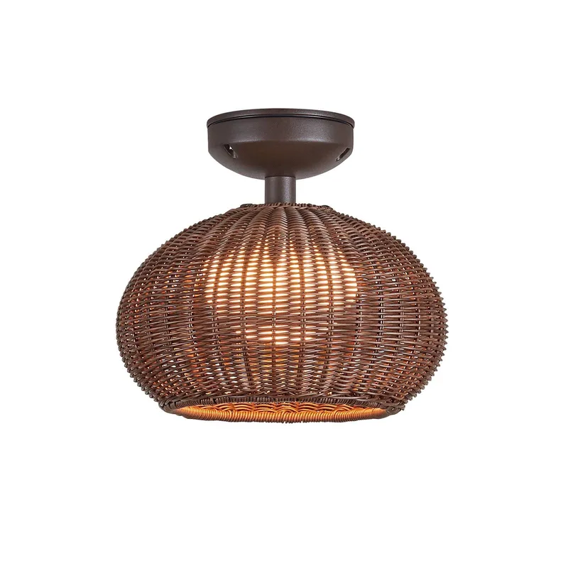 LED buiten plafondlamp Garota, grafietbruin/bruin by Bover in Grafietbruin, Brown – product photo