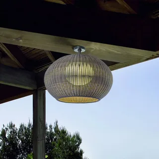 LED buiten plafondlamp Garota, wit/ivoorkleurig by Bover in White, Ivoorkleurig – product photo 1 of 2