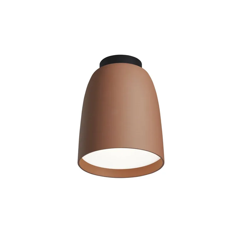 LED buiten plafondlamp Moer, aluminium/staal by Bover in Terracotta – product photo