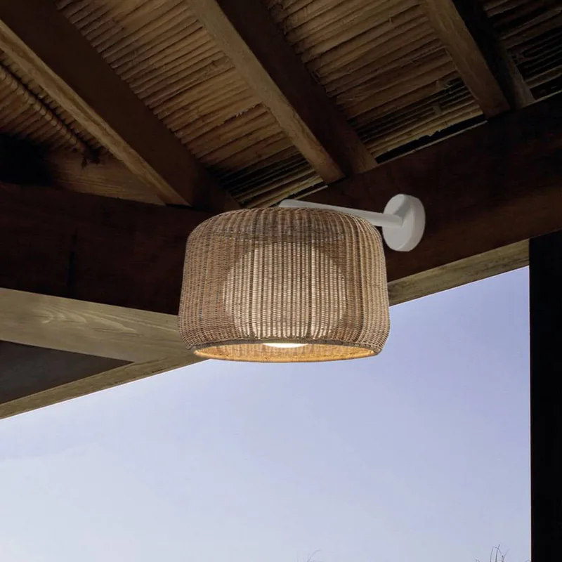 LED buiten wandlamp Fora A, natuurlijk wit/beige, Ø 50 cm by Bover in Natuurlijk wit, Beige – product photo