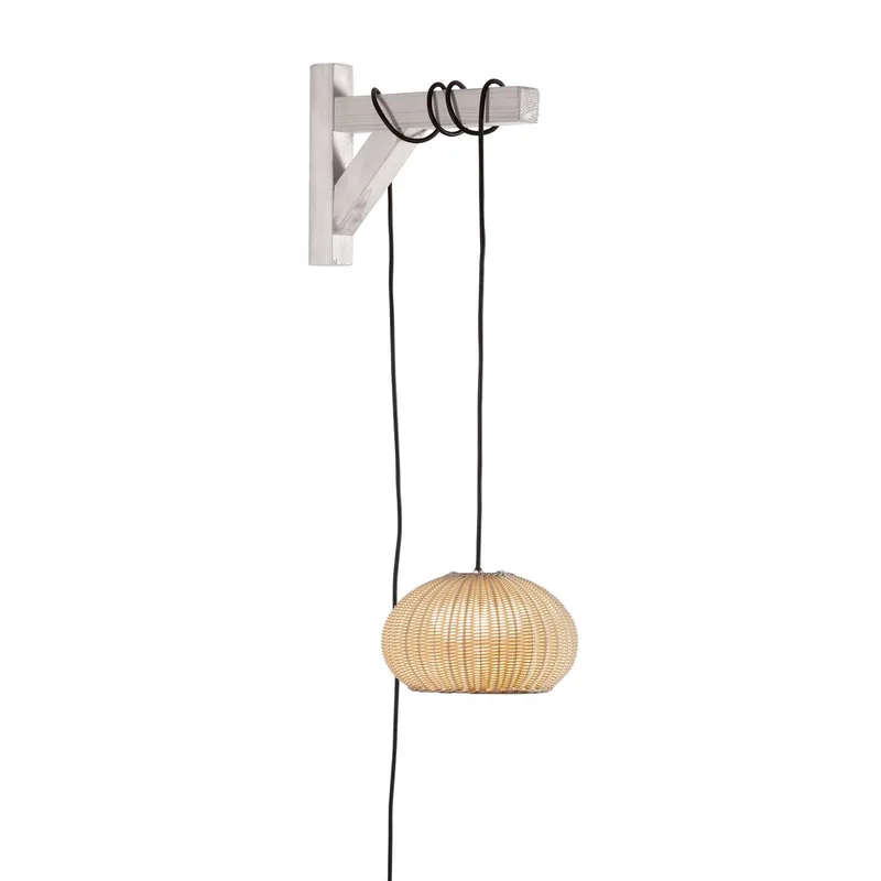 LED hanglamp Garota, stekker wit/ivoorkleurig by Bover in White, Ivoorkleurig – product photo