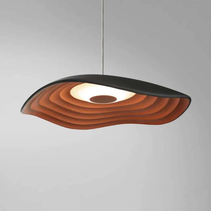 LED-hänglampa Valentina S24 svart/kopparfärgad från Bover i Svart, Koppar – produktbild