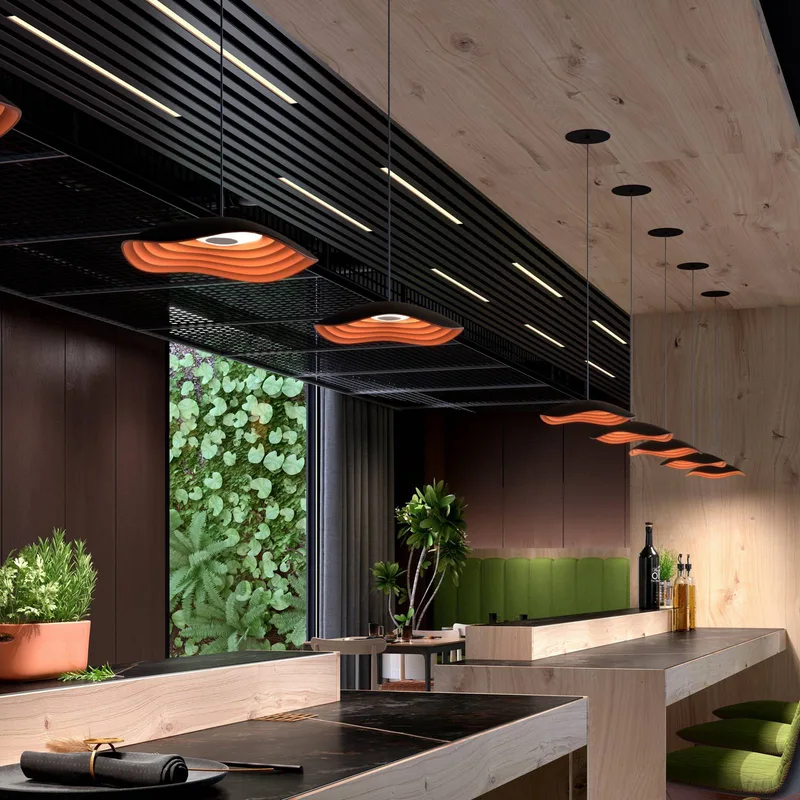 LED hanglamp Valentina S24, zwart/koper by Bover in Black, Copper – product photo 2 of 2