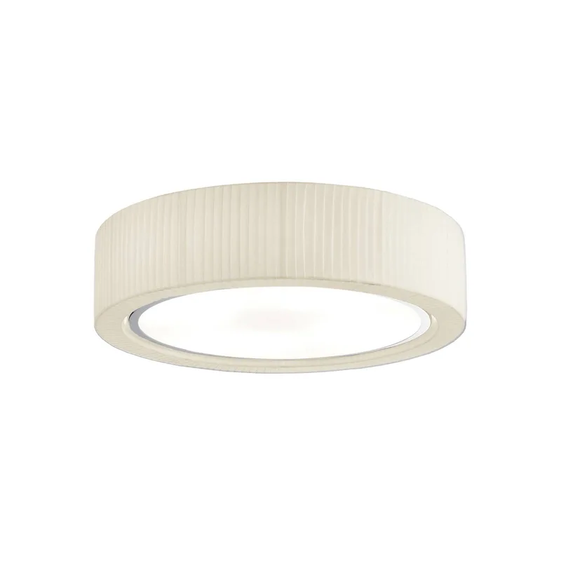LED plafondlamp Urban, zilver/crèmekleurig, Ø 60 cm de Bover en Argent, Crème – photo du produit