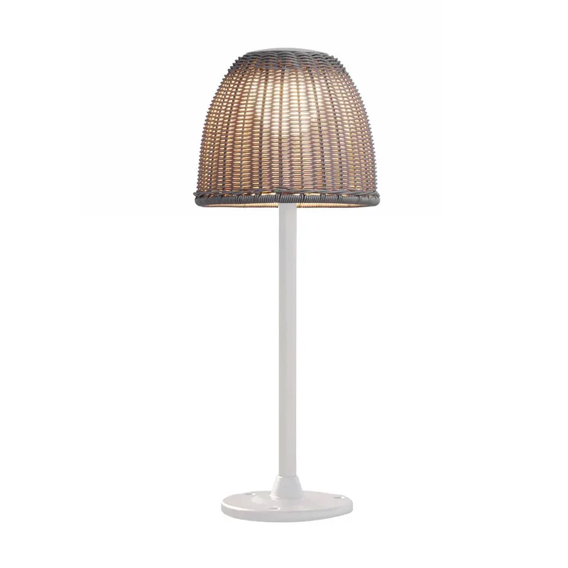 LED sokkellamp Atticus, hoogte 50 cm, natuurlijk wit/beige de Bover en Natuurlijk wit, Beige – photo du produit