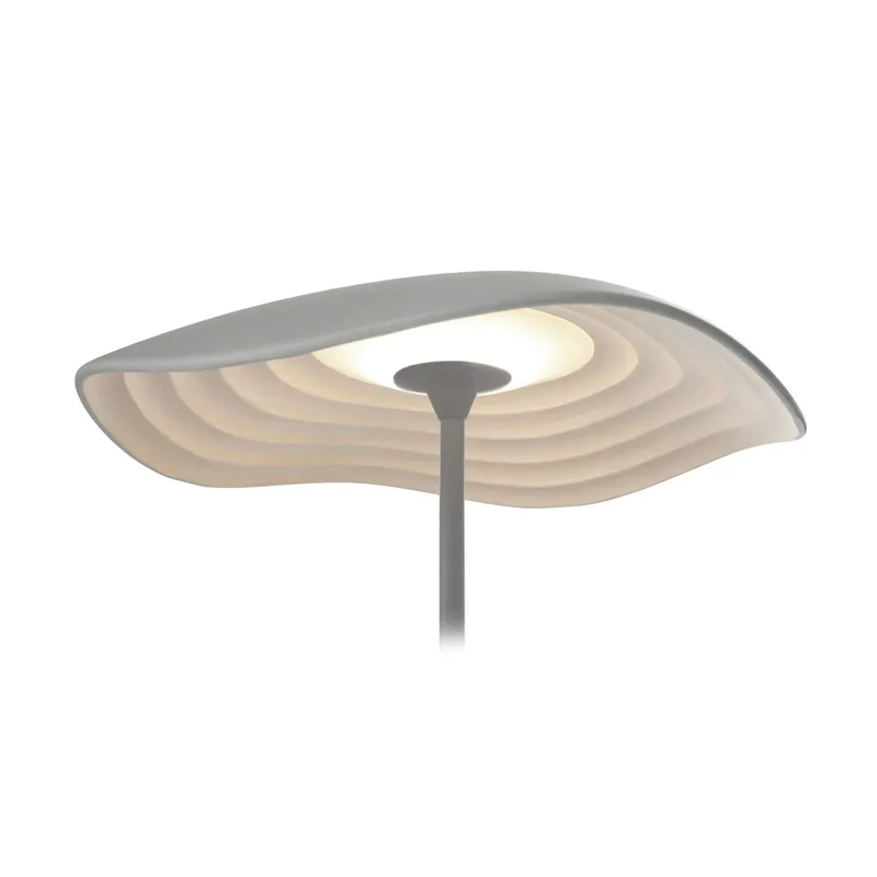LED-bordlampe Valentina M/29, grå/hvid fra Bover i Lysegrå, Hvid – produktbillede