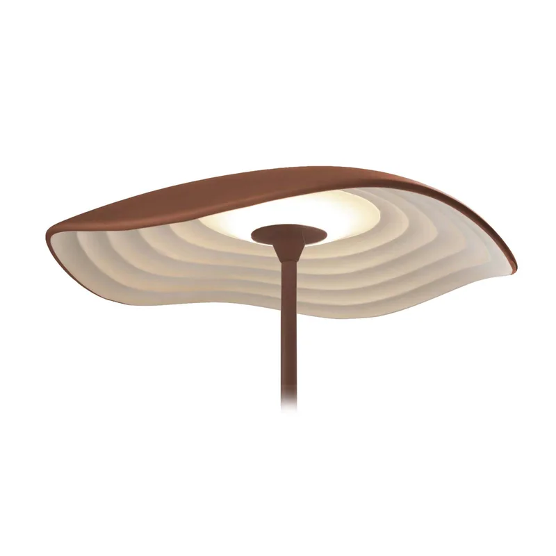 LED tafellamp Valentina M/29, terracotta/wit de Bover en Terracotta, Blanc – photo du produit