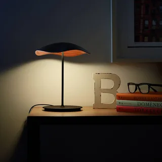 LED-bordslampa Valentina M/29, svart/kopparfärgad von Bover in Schwarz, Kupfer – Produktfoto 2 von 4