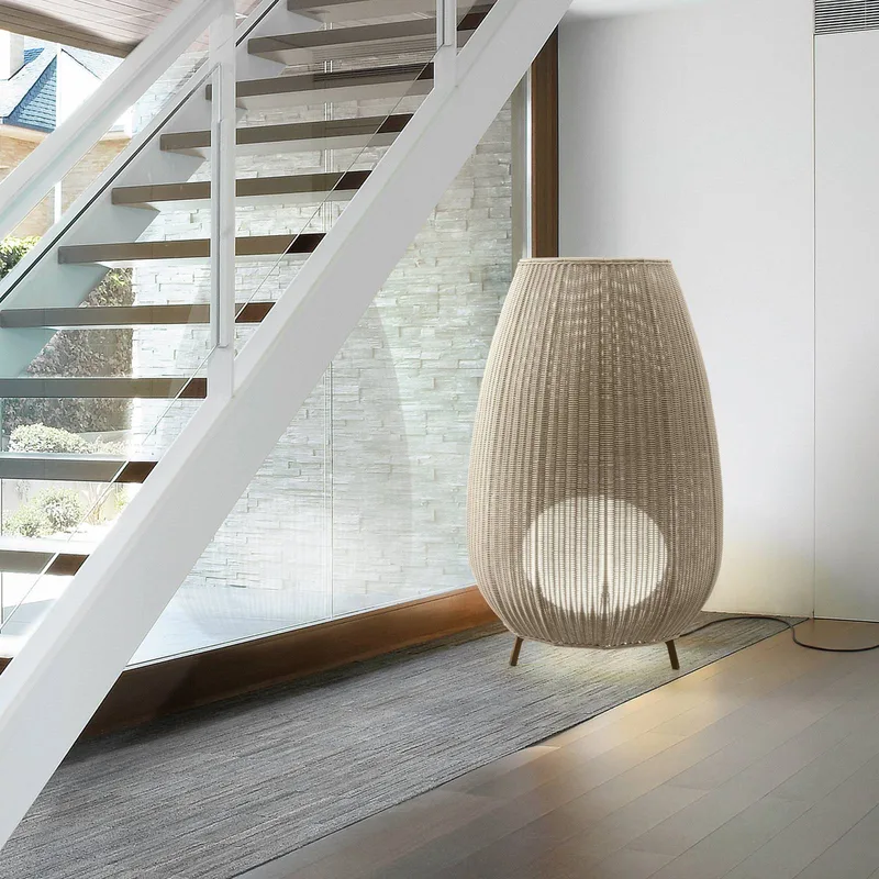 LED terraslamp Amphora, 123 cm grafietbruin/beige by Bover in Grafietbruin, Beige – product photo 2 of 3
