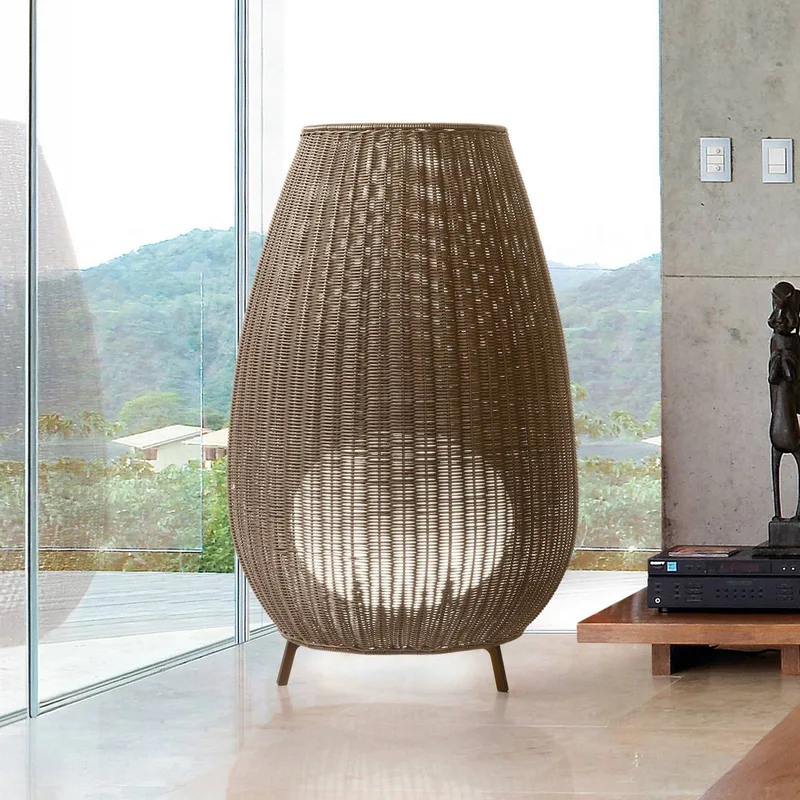 LED terraslamp Amphora, 123 cm grafietbruin/bruin by Bover in Grafietbruin, Brown – product photo