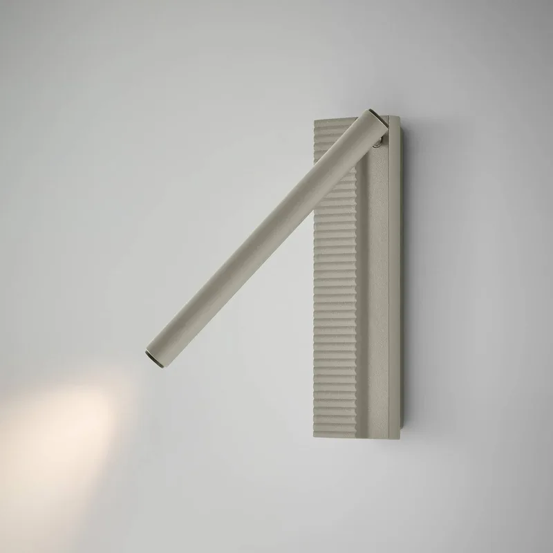 LED wandlamp Arid A/03 aluminium, 2.700 K von Bover in Grau – Produktfoto
