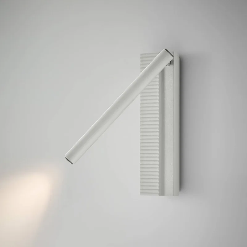 LED wandlamp Arid A/03 aluminium, 2.700 K von Bover in Weiß – Produktfoto