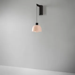 LED wandlamp Drep A/01, opaal-nude, glas, 2.700 K by Bover in Black, Opaal-nude – product photo 2 of 2