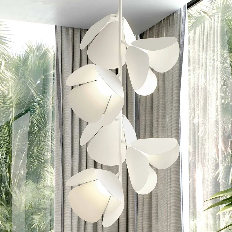 Mod S/73/6L LED hanglamp by Bover in White – product photo
