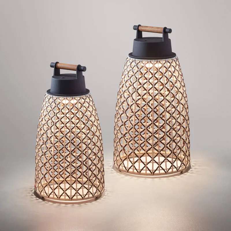 Nans M/41/R Accu-tafellamp voor buiten by Bover in Brown – product photo
