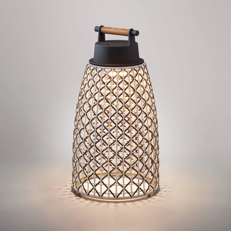 Nans M/49/R Accu-tafellamp voor buiten by Bover in Brown – product photo