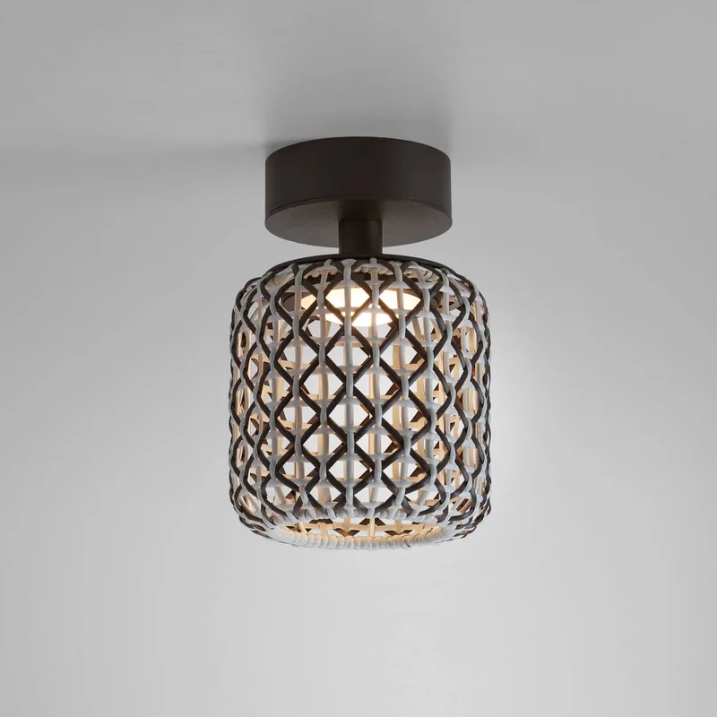 Nans PF/16 LED udendørs loftslampe, brun fra Bover i Grafietbruin, Brun – produktbillede