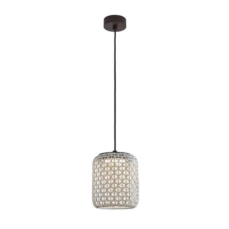 Nans S/21 LED buiten hanglamp, beige by Bover in Grafietbruin, Beige – product photo