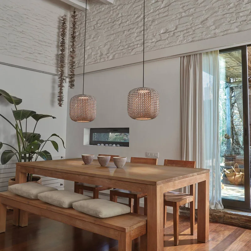 Nans S/31 LED buiten hanglamp, bruin by Bover in Grafietbruin, Brown – product photo 3 of 4