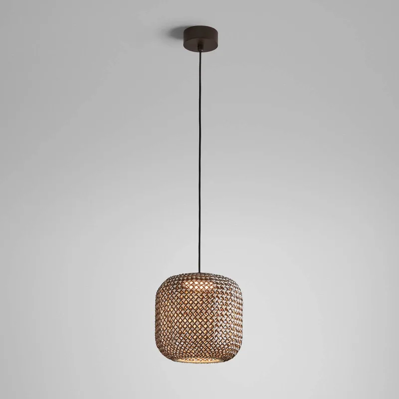 Nans S/31 LED buiten hanglamp, bruin by Bover in Grafietbruin, Brown – product photo 2 of 4