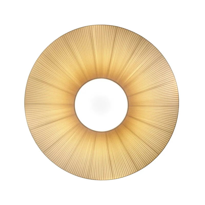 plafondlamp Siam 120, hoogte 61 cm, nikkel/crèmekleurig by Bover in Nikkel, Cream – product photo