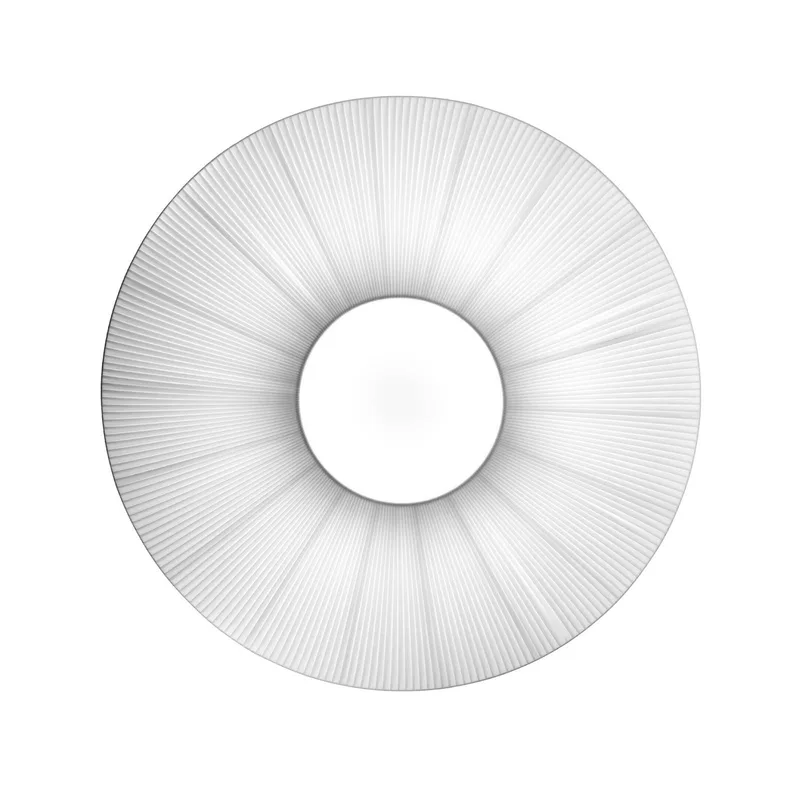 plafondlamp Siam 120, hoogte 61 cm, nikkel/wit de Bover en Nikkel, Blanc – photo du produit 3 sur 3