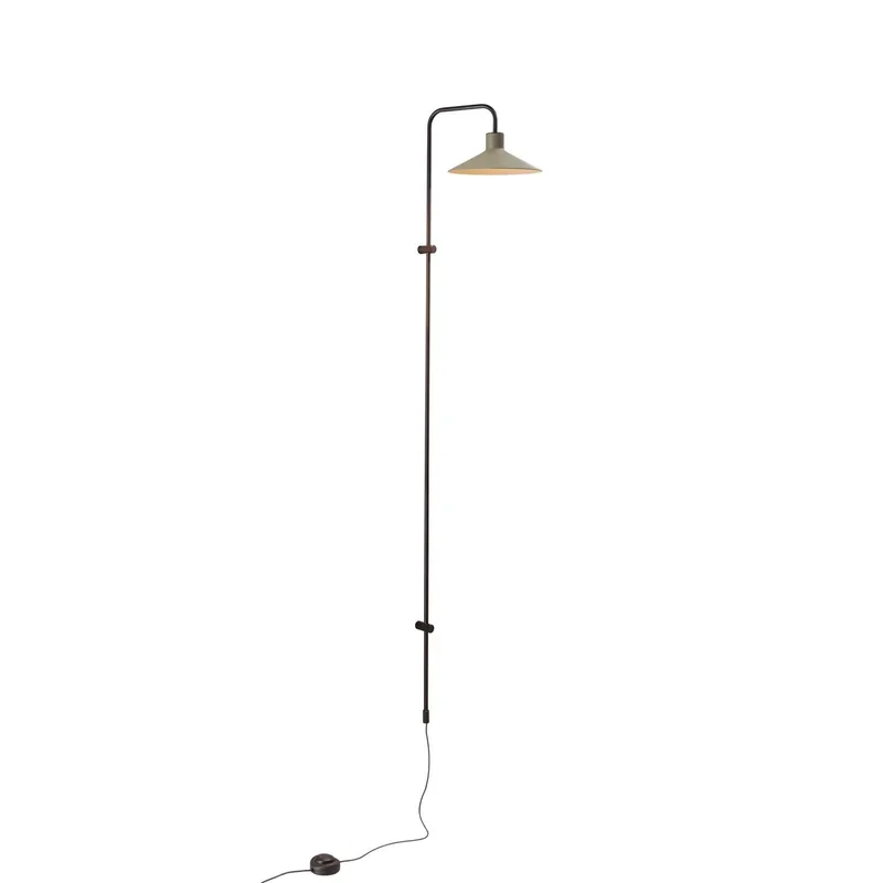 Platet A05 LED wandlamp met dimmer, olijf by Bover in Black, Oliv – product photo
