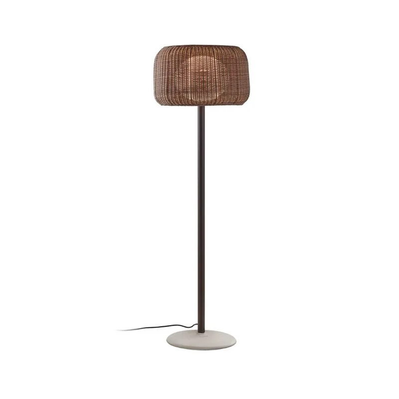 terraslamp Fora P, grafietbruin/bruin, hoogte 165 cm van Bover in Grafietbruin, Bruin – productfoto