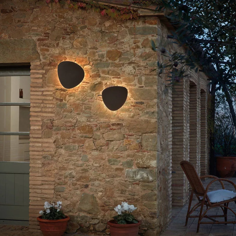 Tria 05 LED buiten wandlamp, graphite Brown de Bover en Grafietbruin – photo du produit