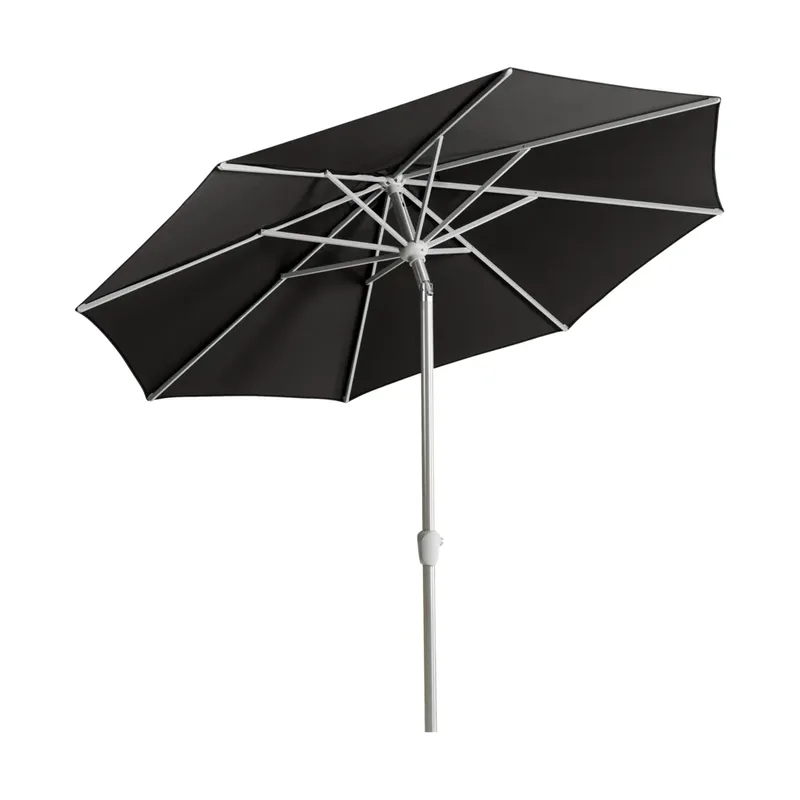 Abriola Sonnenschirm Charcoal black, Ø270 cm by Brafab – product photo