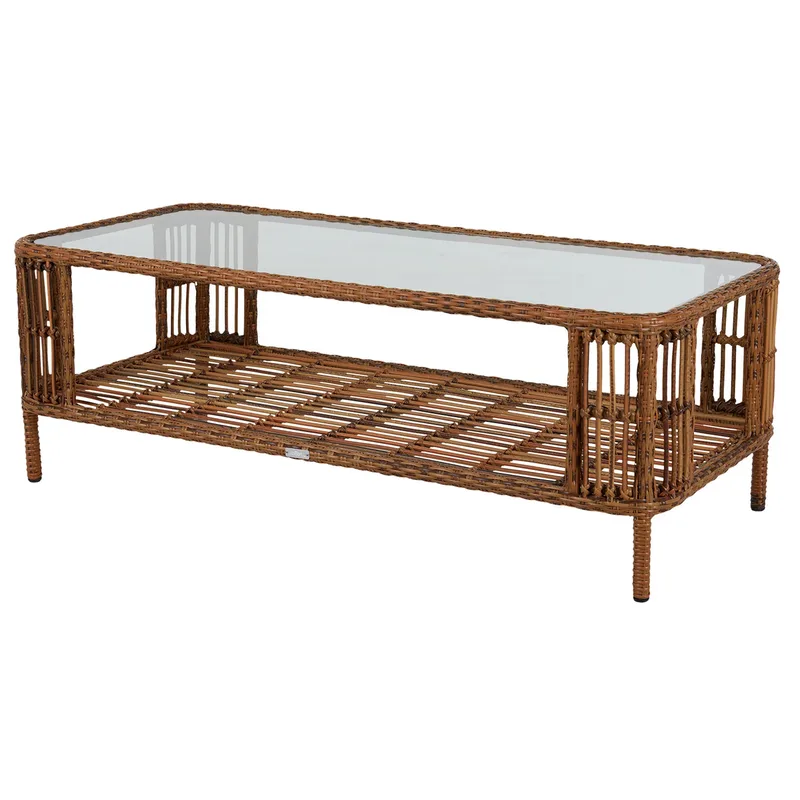 Anemon Couchtisch 65x140 natur/weiß von Brafab – Produktfoto