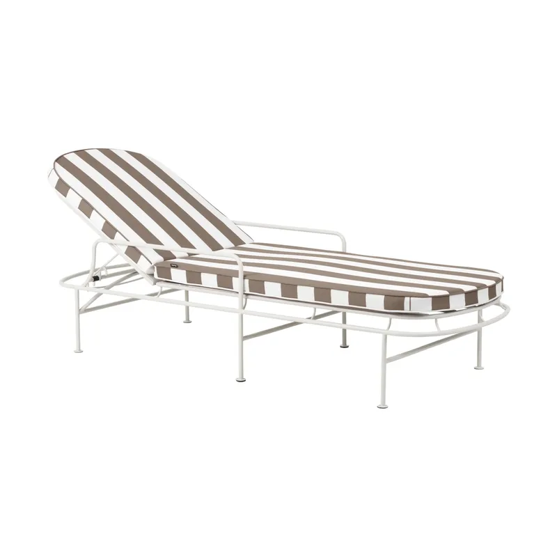Arts Ruhebett 196x96 cm Soft White-yellow stripes by Brafab – product photo