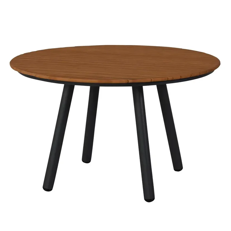 Bam Bo Esstisch Ø120 cm Bambu/Anthracite von Brafab – Produktfoto