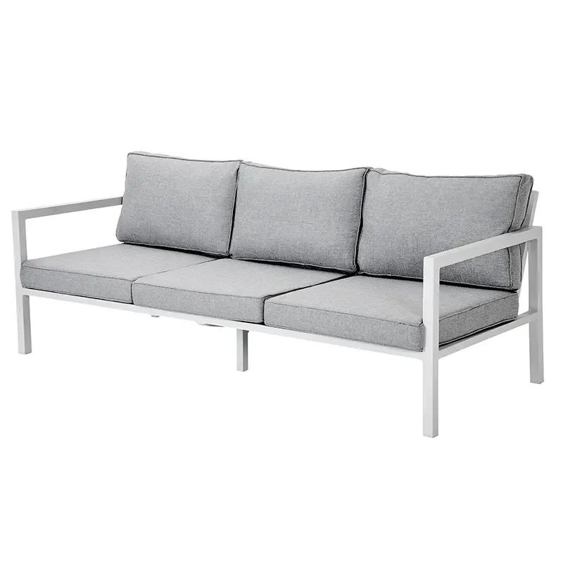 Belfort 3-sitzer-sofa inklusive Kissen weiß von Brafab – Produktfoto