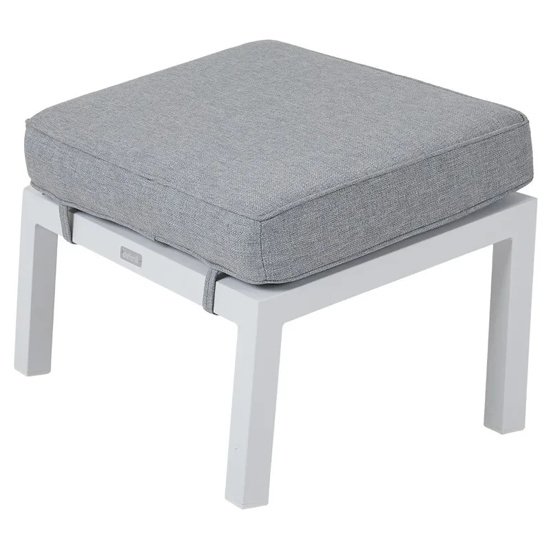 Belfort Fußhocker weiß von Brafab – Produktfoto